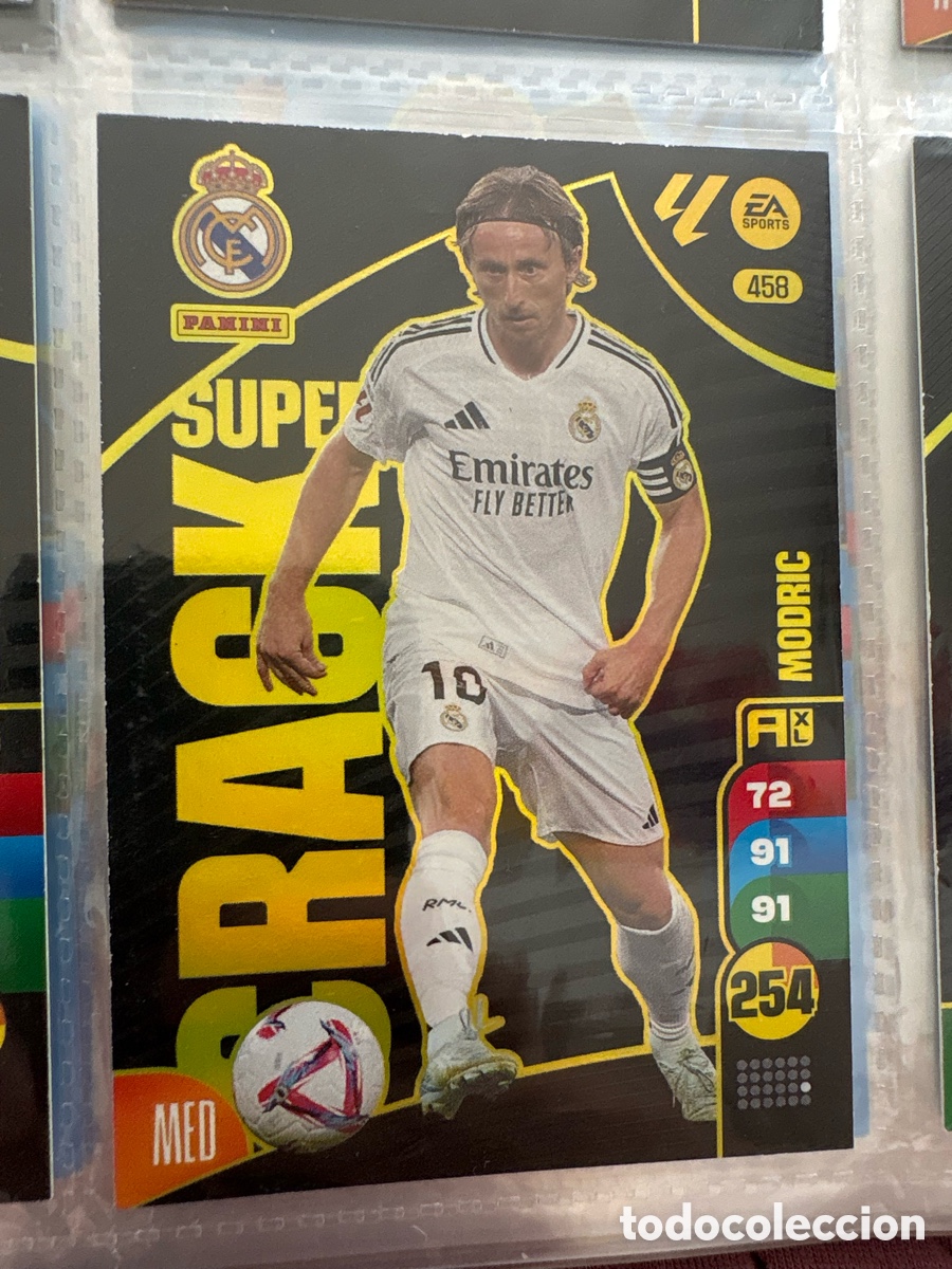 Fu&szlig;ball-Sticker: 458 - MODRIC, REAL MADRID SUPER CRACK ADRENALYN 2024-2025