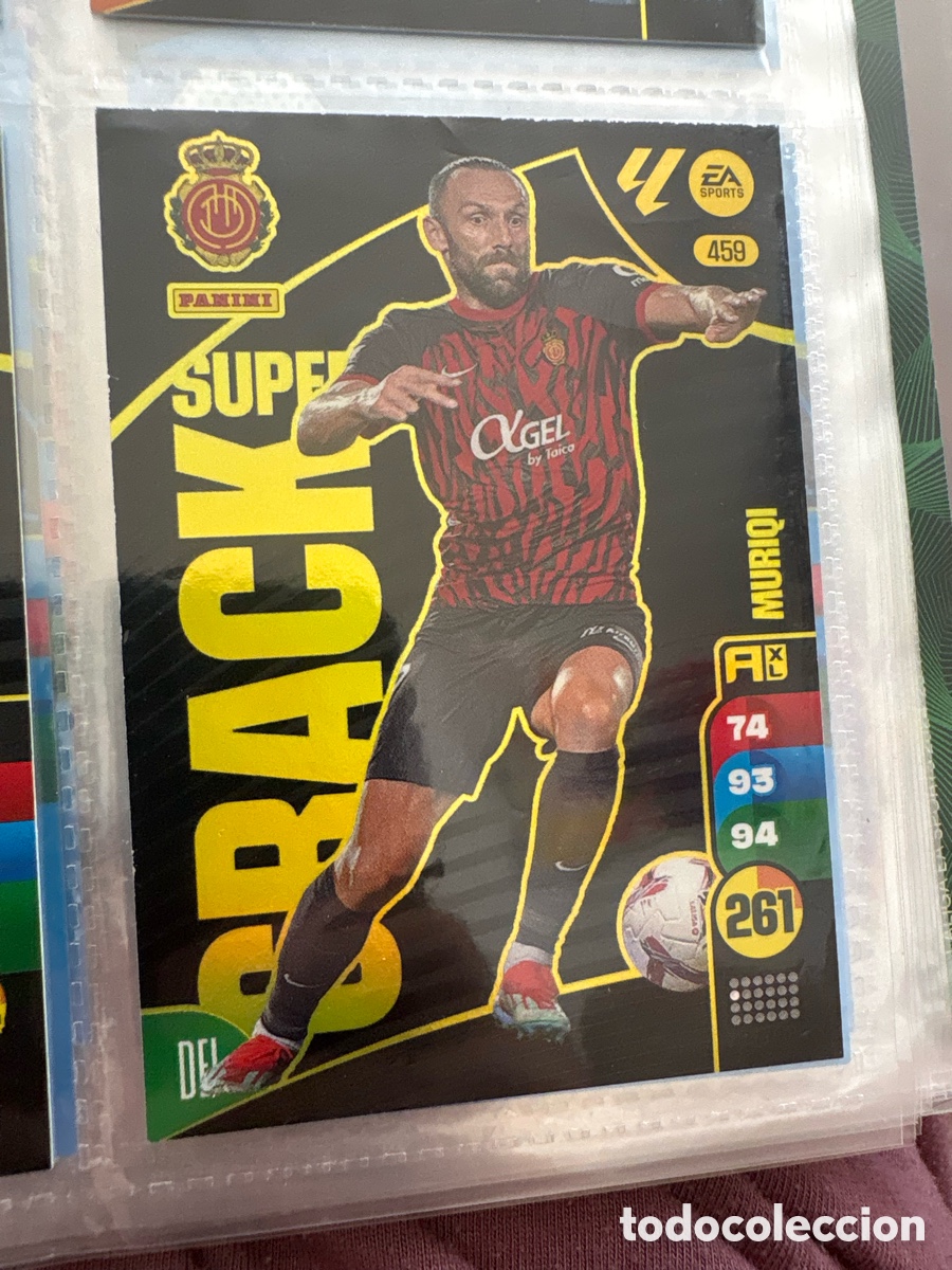 Fu&szlig;ball-Sticker: 459 MURIQI RCD MALLORCA SUPER CRACK FICHAS ALBUM ADRENALYN XL 2024 2025 24 25
