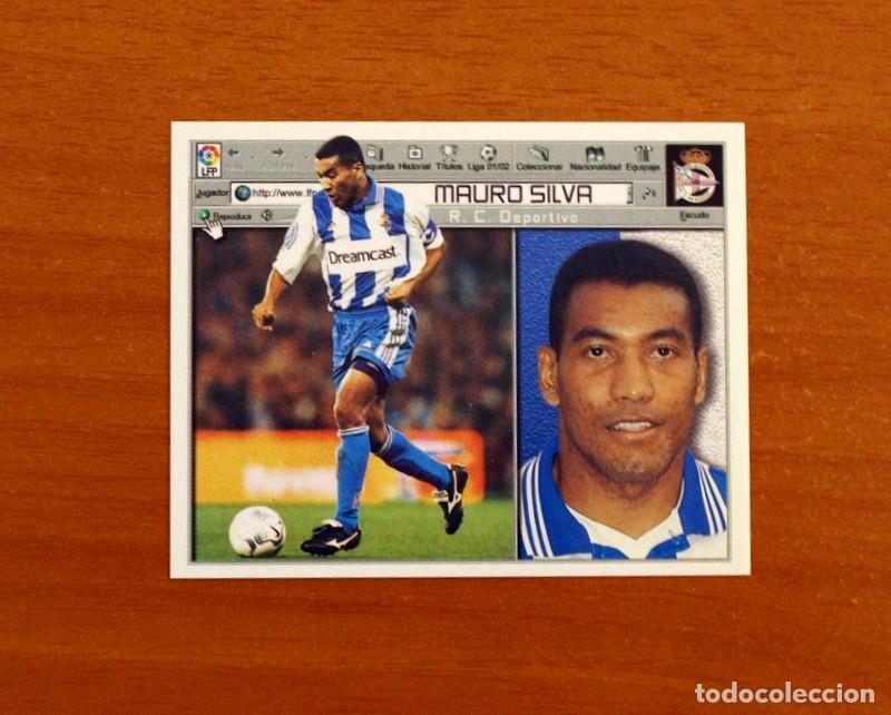 Fu&szlig;ball-Sticker: Deportivo La Coru&ntilde;a - Mauro Silva - Ediciones Este Liga 2001-2002, 01-02 - Nunca Pegado