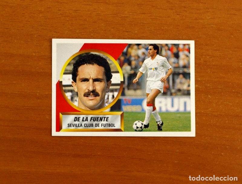 Cromos de f&uacute;tbol: Sevilla - De La Fuente N&ordm; 6 - Ediciones Este Liga 1988-1989, 88-89 - Cromo Nunca Pegado