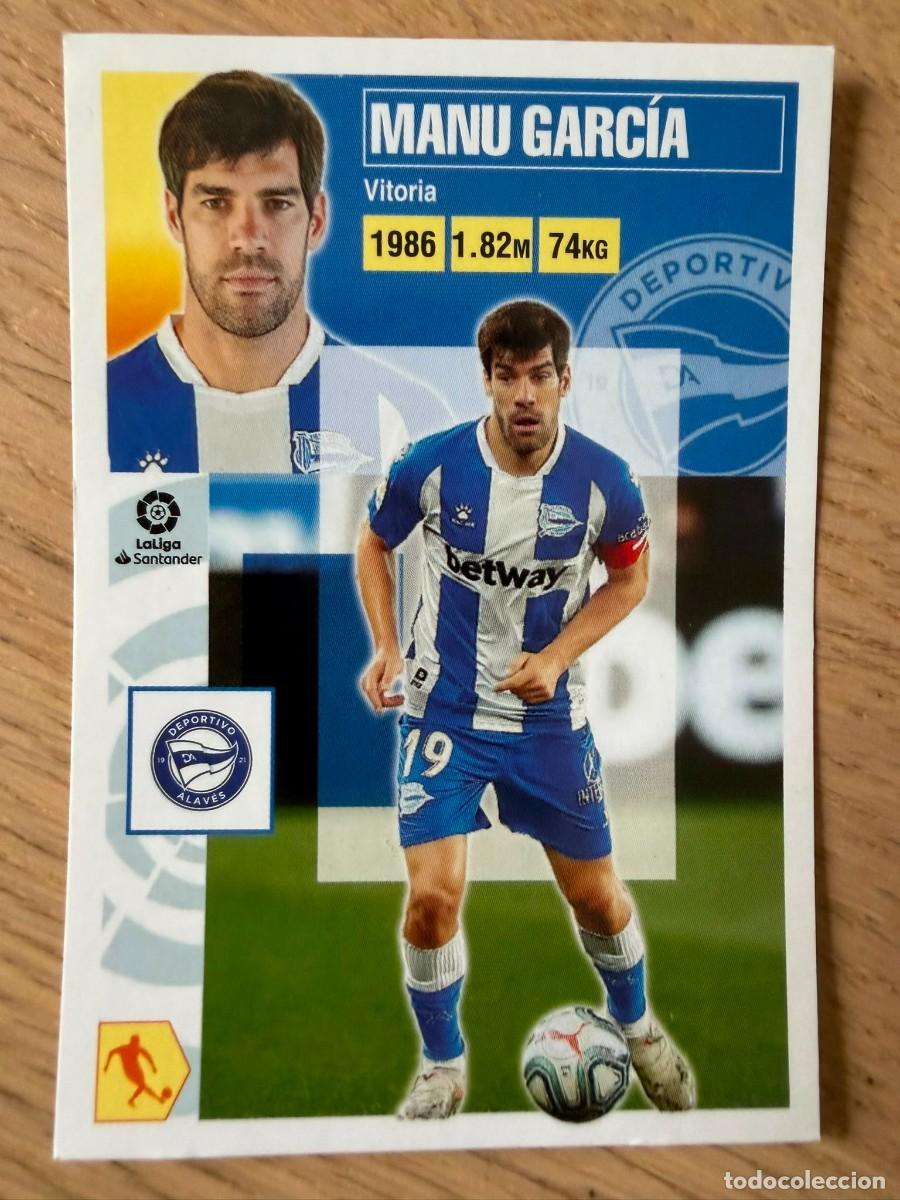 Cromos de f&uacute;tbol: 11 MANU GARCIA ALAVES 20 21 2020 2021 LIGA SANTANDER COLECCIONES ESTE SIN PEGAR STICKER