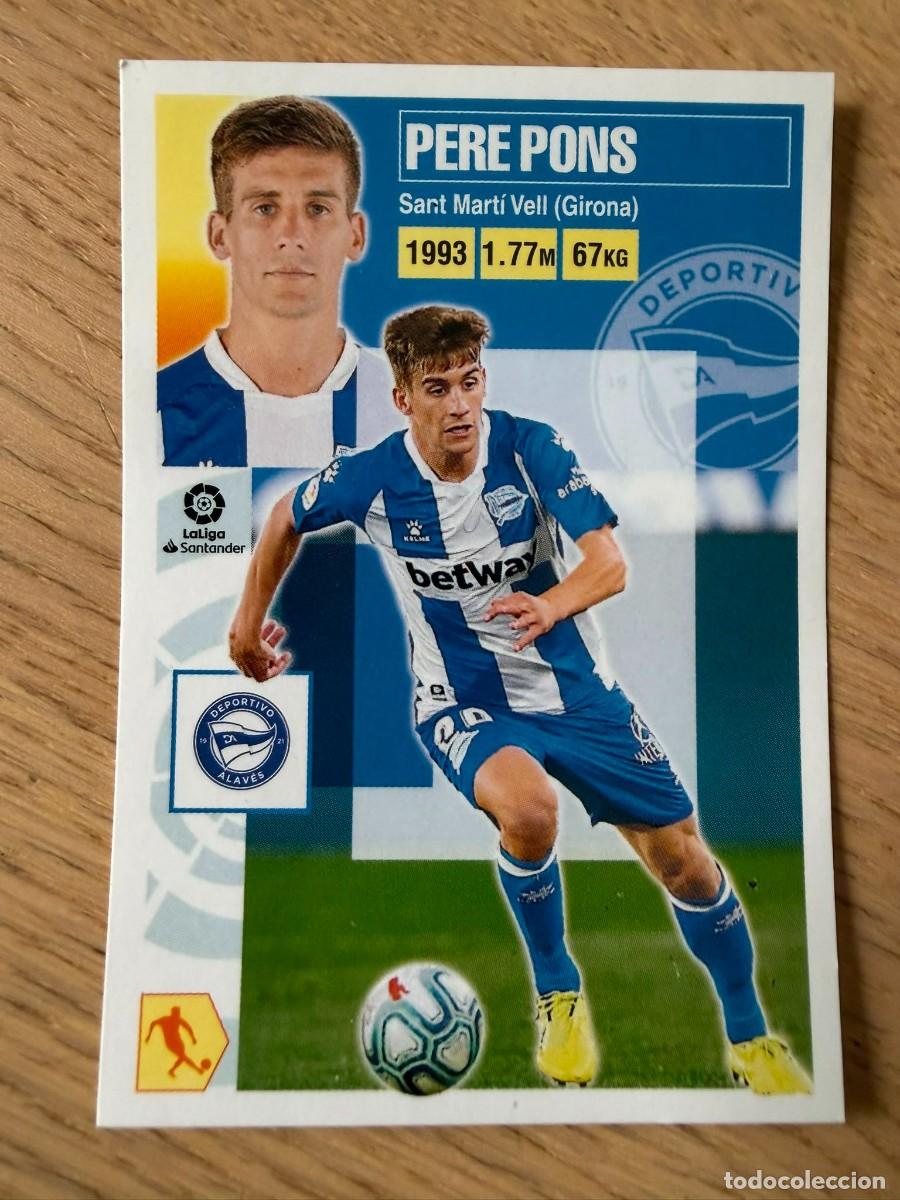 Cromos de f&uacute;tbol: 12 PERE PONS ALAVES 20 21 2020 2021 LIGA SANTANDER COLECCIONES ESTE SIN PEGAR STICKER