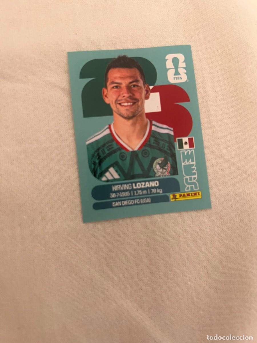 Cromos de f&uacute;tbol: HIRVING LOZANO SELECCI&Oacute;N MEXICO 15 PANINI MUNDIAL FIFA WORLD CUP 2026 PANINI