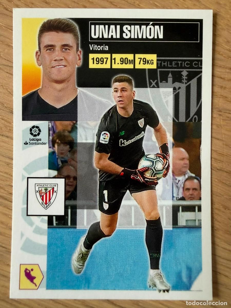 Cromos de f&uacute;tbol: 2 UNAI SIMON ATHLETIC BILBAO 20 21 2020 2021 LIGA SANTANDER COLECCIONES ESTE SIN PEGAR STICKER