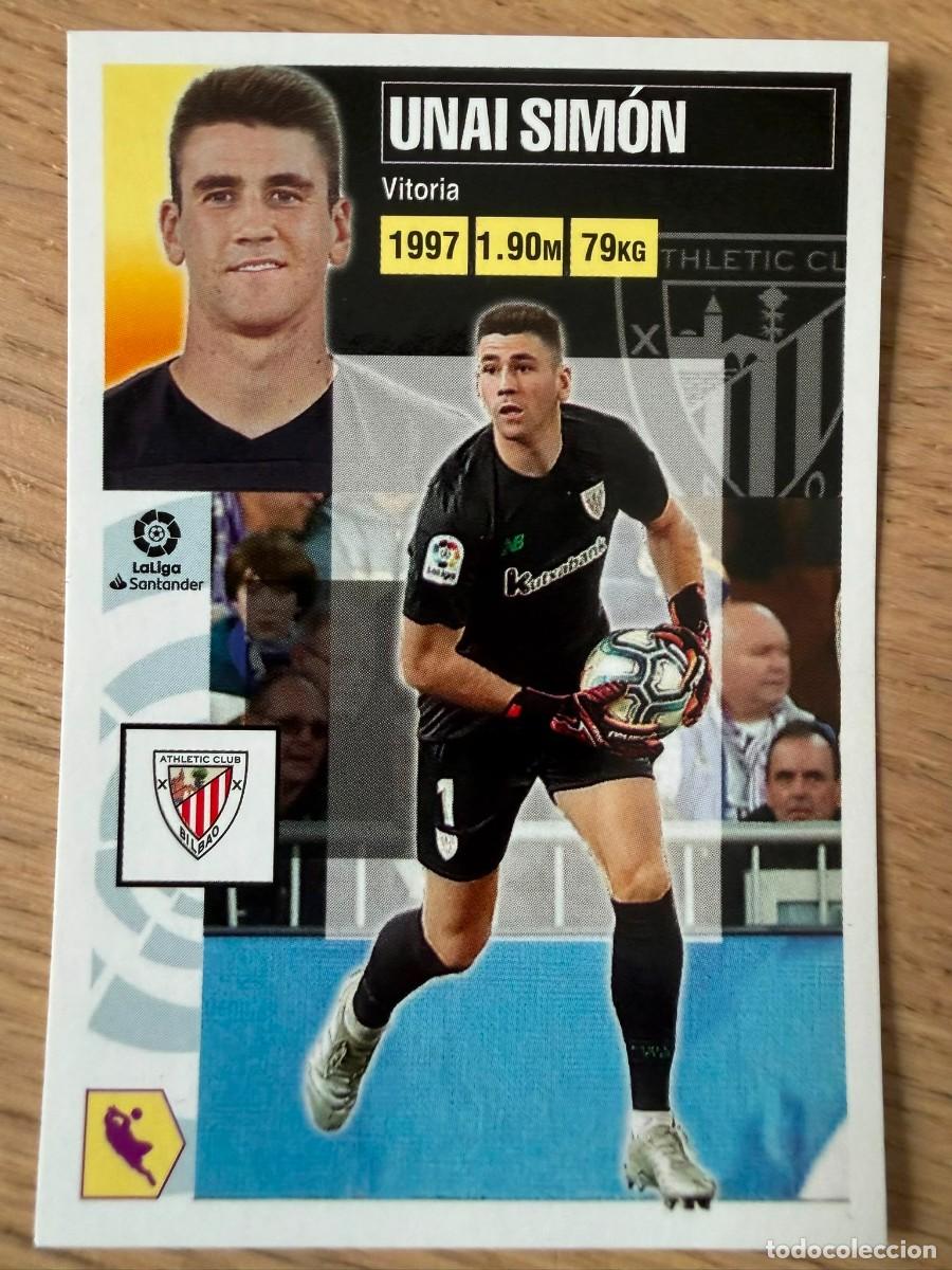 Cromos de f&uacute;tbol: 2 UNAI SIMON ATHLETIC BILBAO 20 21 2020 2021 LIGA SANTANDER COLECCIONES ESTE SIN PEGAR STICKER
