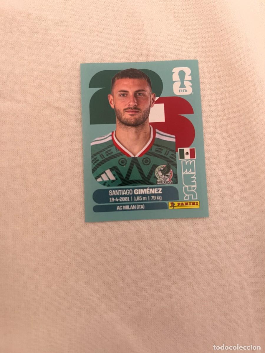 Cromos de f&uacute;tbol: SANTIAGO GIMENEZ SELECCI&Oacute;N MEXICO 16 PANINI MUNDIAL FIFA WORLD CUP 2026 PANINI