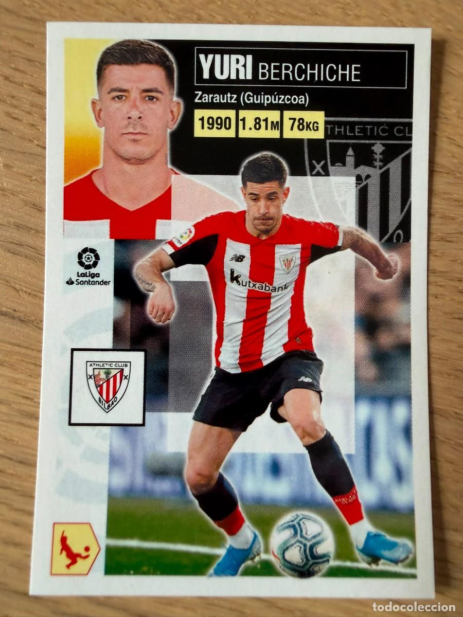Cromos de f&uacute;tbol: 9 YURI ATHLETIC BILBAO 20 21 2020 2021 LIGA SANTANDER COLECCIONES ESTE SIN PEGAR STICKER