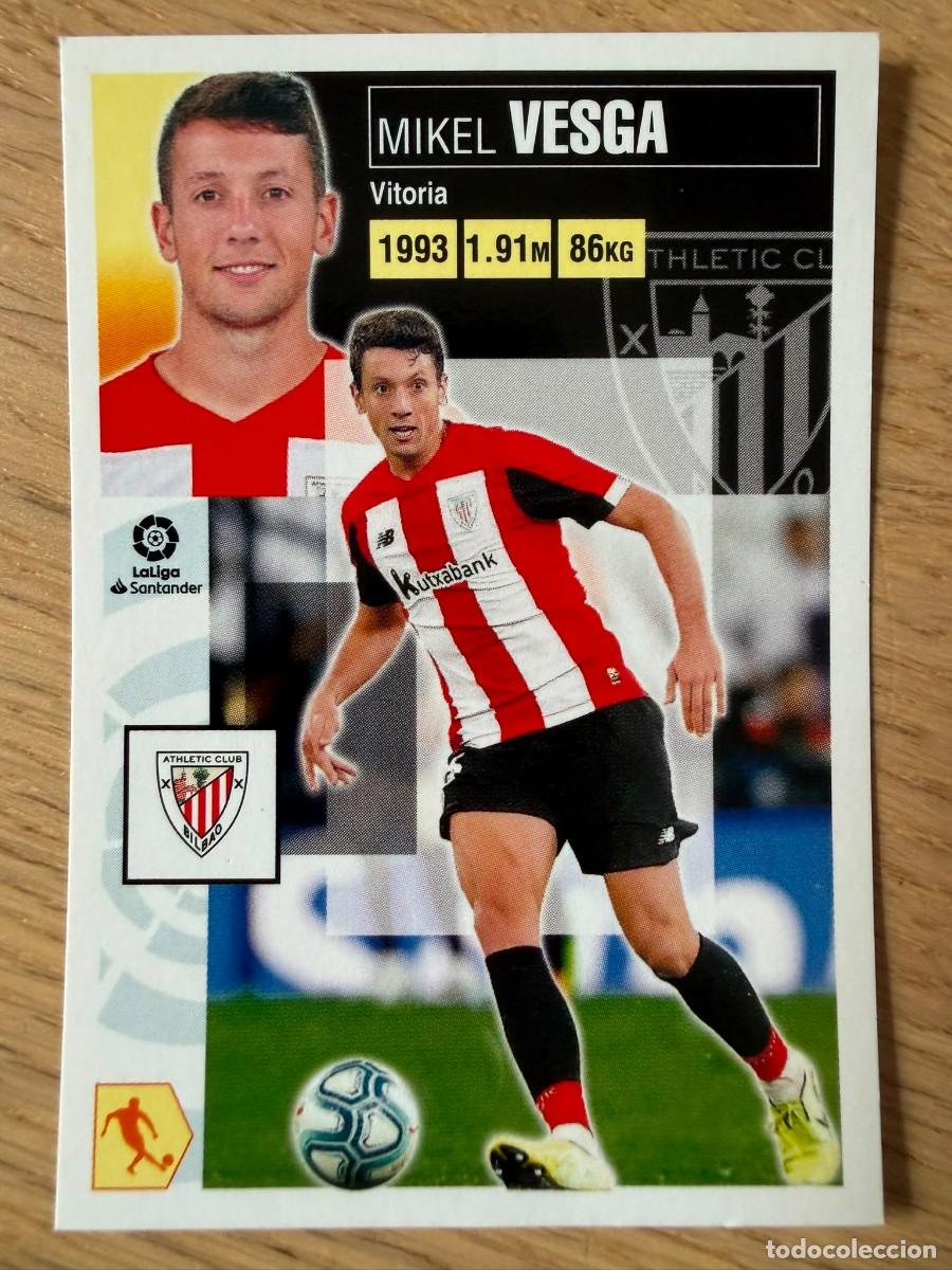Cromos de f&uacute;tbol: 11 MIKEL VESGA ATHLETIC BILBAO 20 21 2020 2021 LIGA SANTANDER COLECCIONES ESTE SIN PEGAR STICKER