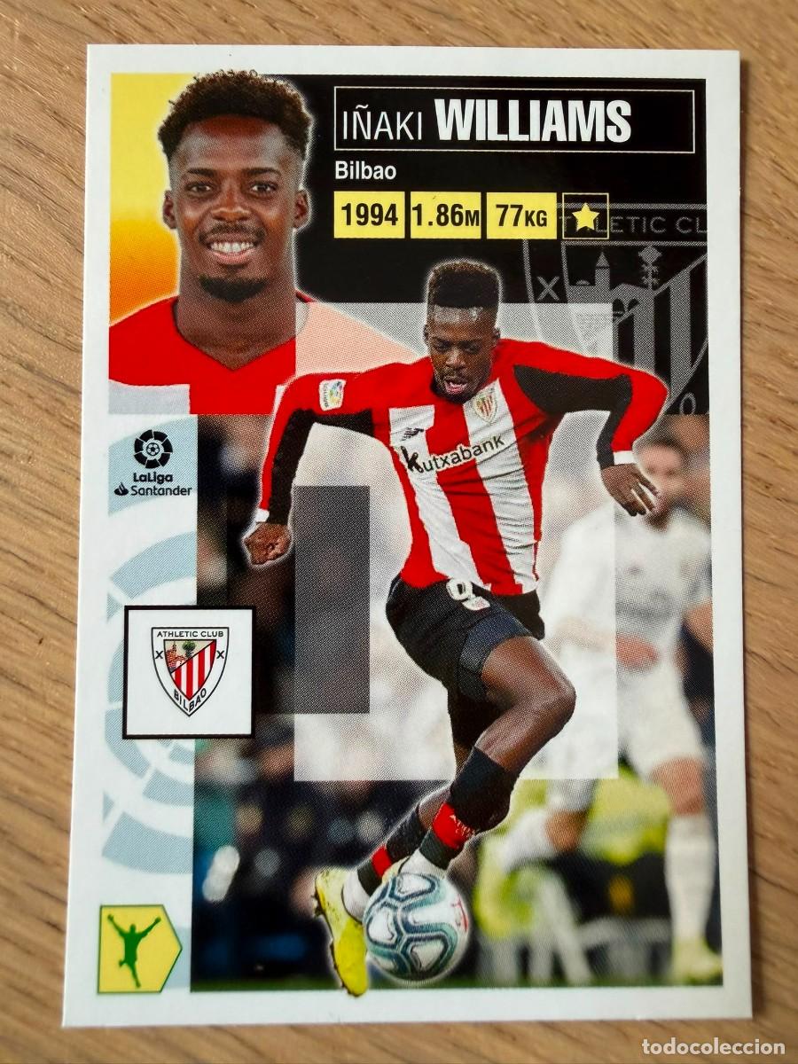 Fu&szlig;ball-Sticker: 17 I&Ntilde;AKI WILLIAMS ATHLETIC BILBAO 20 21 2020 2021 LIGA SANTANDER COLECCIONES ESTE SIN PEGAR STICKER