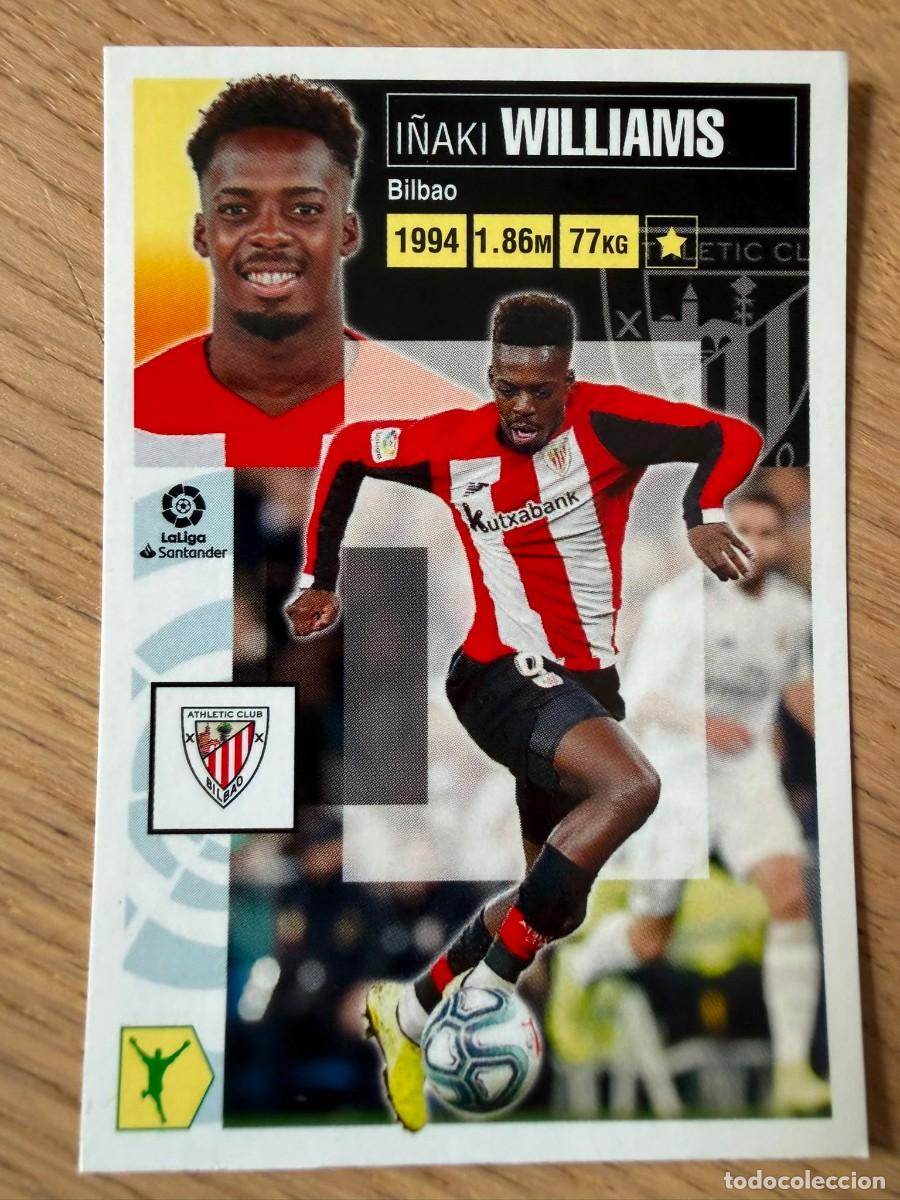 Fu&szlig;ball-Sticker: 17 I&Ntilde;AKI WILLIAMS ATHLETIC BILBAO 20 21 2020 2021 LIGA SANTANDER COLECCIONES ESTE SIN PEGAR STICKER