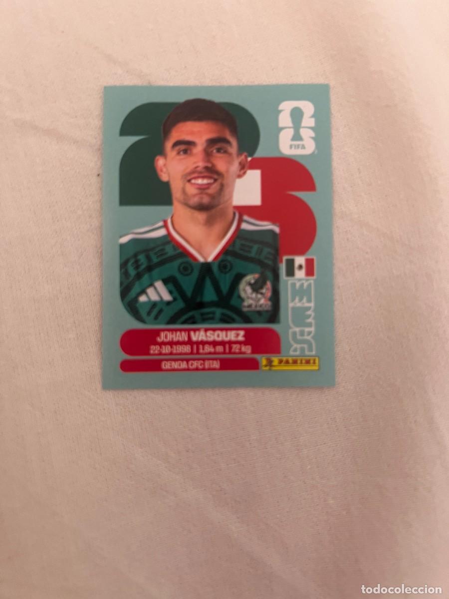 Cromos de f&uacute;tbol: JOHAN VASQUEZ SELECCI&Oacute;N MEXICO 3 PANINI MUNDIAL FIFA WORLD CUP 2026 PANINI