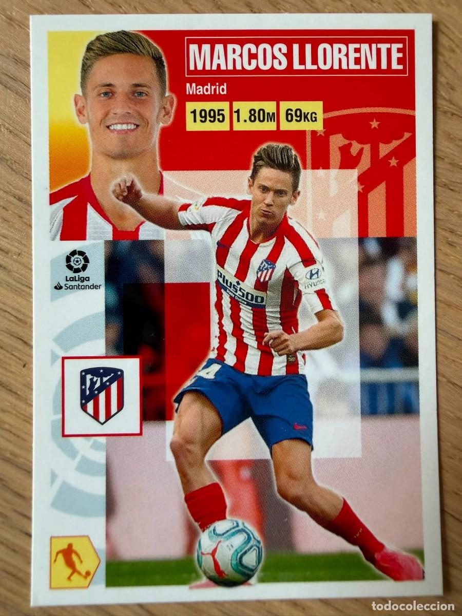 Cromos de f&uacute;tbol: 10 MARCOS LLORENTE ATLETICO MADRID 20 21 2020 2021 LIGA SANTANDER COLECCIONES ESTE SIN PEGAR STICKER
