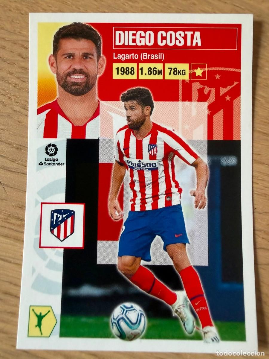 Cromos de f&uacute;tbol: 18 DIEGO COSTA ATLETICO MADRID 20 21 2020 2021 LIGA SANTANDER COLECCIONES ESTE SIN PEGAR STICKER