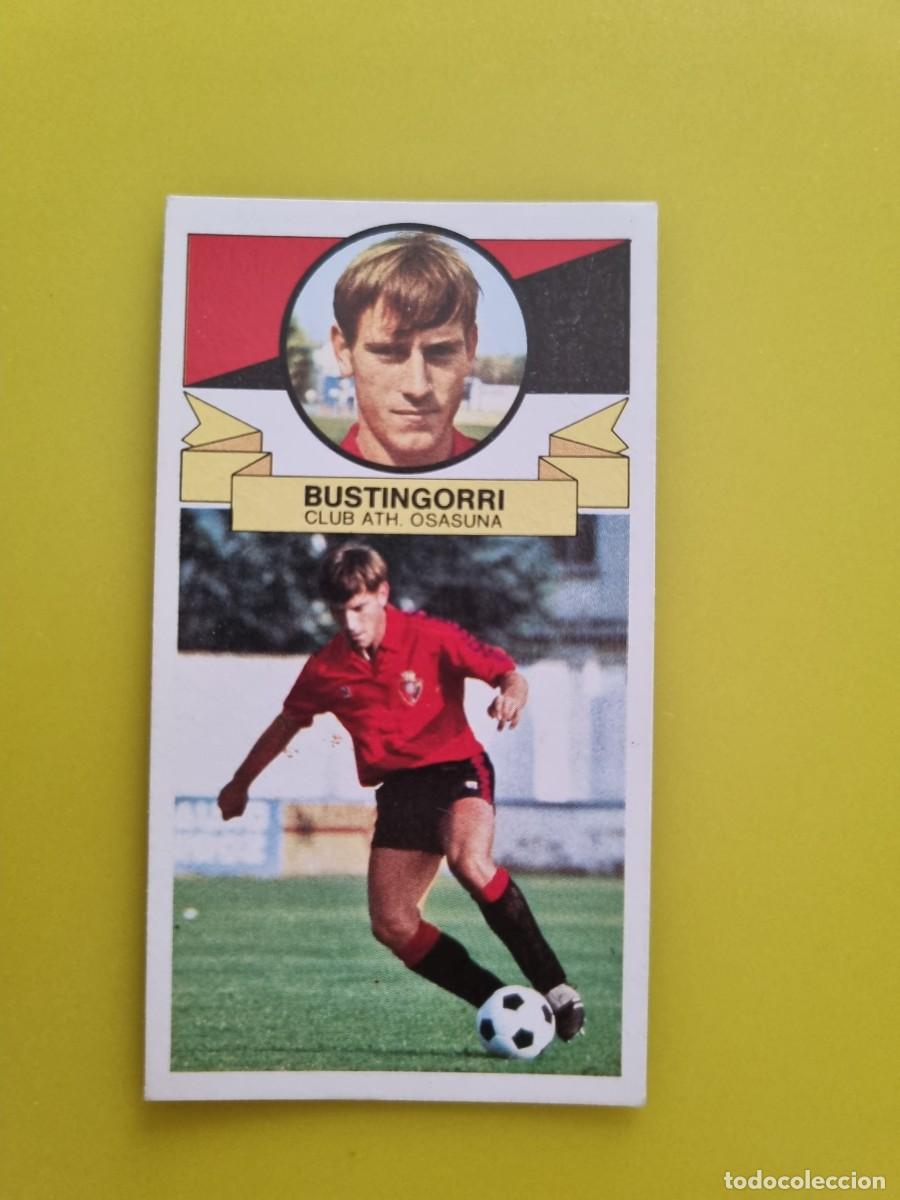 Cromos de f&uacute;tbol: CROMO LIGA ESTE 85 86 1985 1986 NUNCA PEGADO SIN PEGAR DE BUSTINGORRI OSASUNA AR826