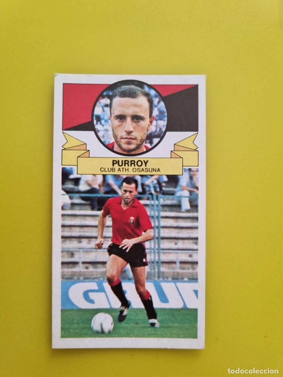 Cromos de f&uacute;tbol: CROMO LIGA ESTE 85 86 1985 1986 NUNCA PEGADO SIN PEGAR PURROY OSASUNA AR826