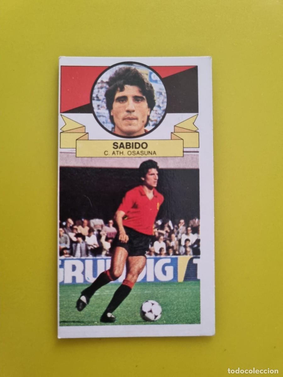 Cromos de f&uacute;tbol: CROMO LIGA ESTE 85 86 1985 1986 NUNCA PEGADO SIN PEGAR SABIDO OSASUNA N&ordm;23 ULTIMOS FICHAJESAR826