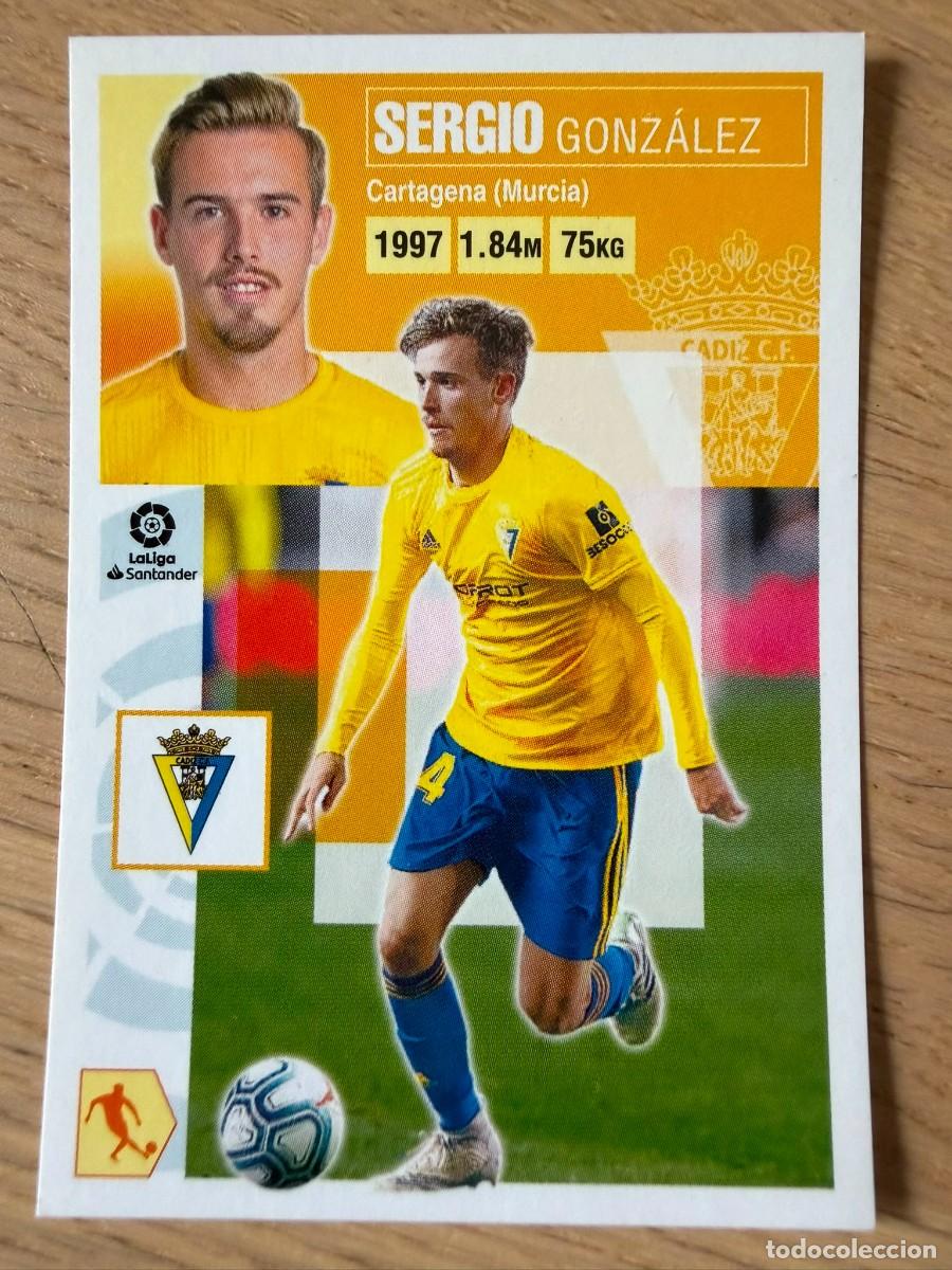 Cromos de f&uacute;tbol: 9 SERGIO GONZALEZ CADIZ 20 21 2020 2021 LIGA SANTANDER COLECCIONES ESTE SIN PEGAR STICKER