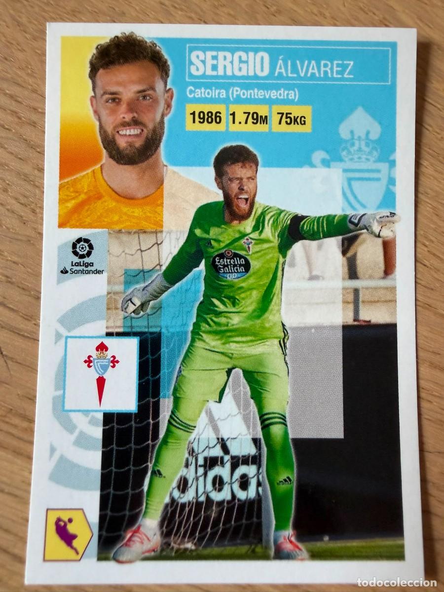 Cromos de f&uacute;tbol: 3 SERGIO ALVAREZ CELTA VIGO 20 21 2020 2021 LIGA SANTANDER COLECCIONES ESTE SIN PEGAR STICKER