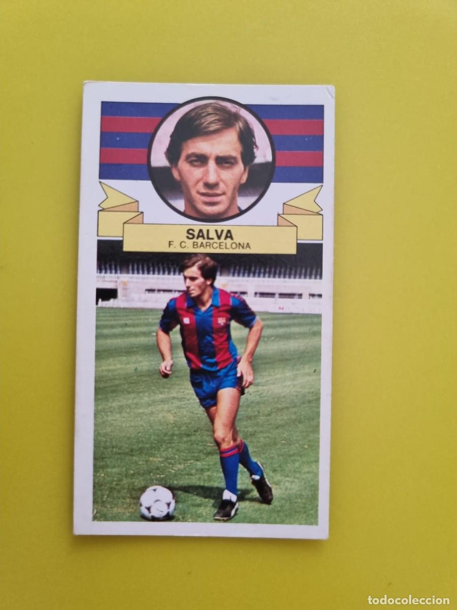Cromos de f&uacute;tbol: CROMO LIGA ESTE 85 86 1985 1986 NUNCA PEGADO SIN PEGAR SALVA BARCELONA AR826