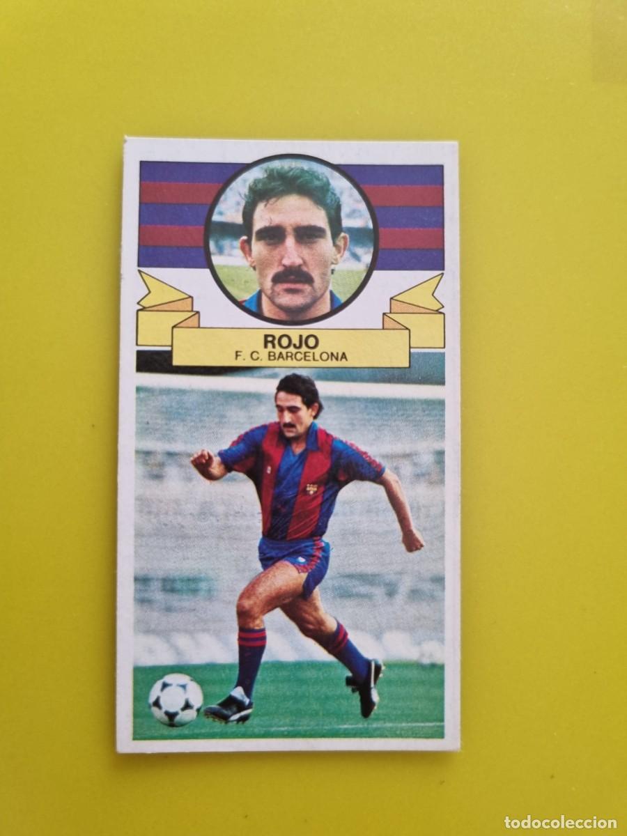 Cromos de f&uacute;tbol: CROMO LIGA ESTE 85 86 1985 1986 NUNCA PEGADO SIN PEGAR ROJO BARCELONA AR826
