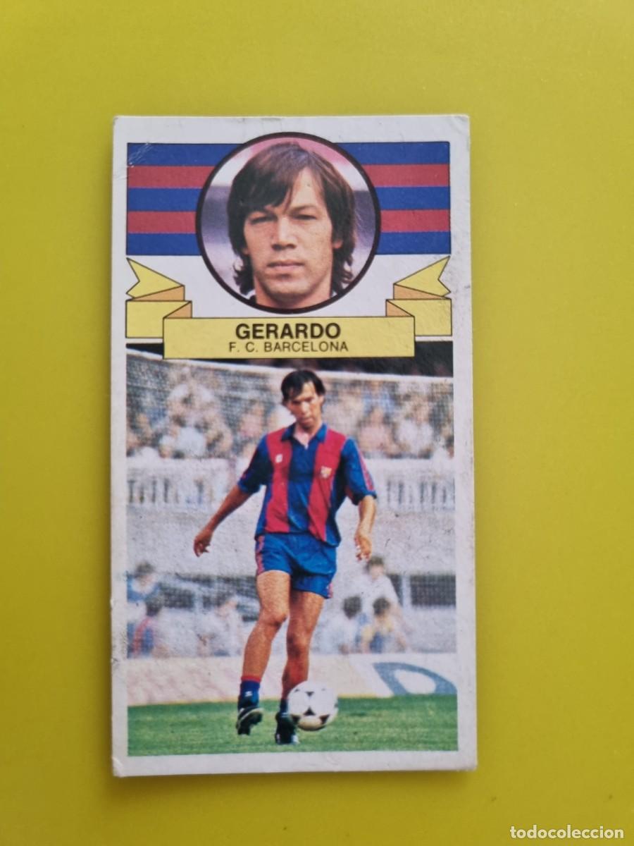 Cromos de f&uacute;tbol: CROMO LIGA ESTE 85 86 1985 1986 NUNCA PEGADO SIN PEGAR GERARDO BARCELONA AR826