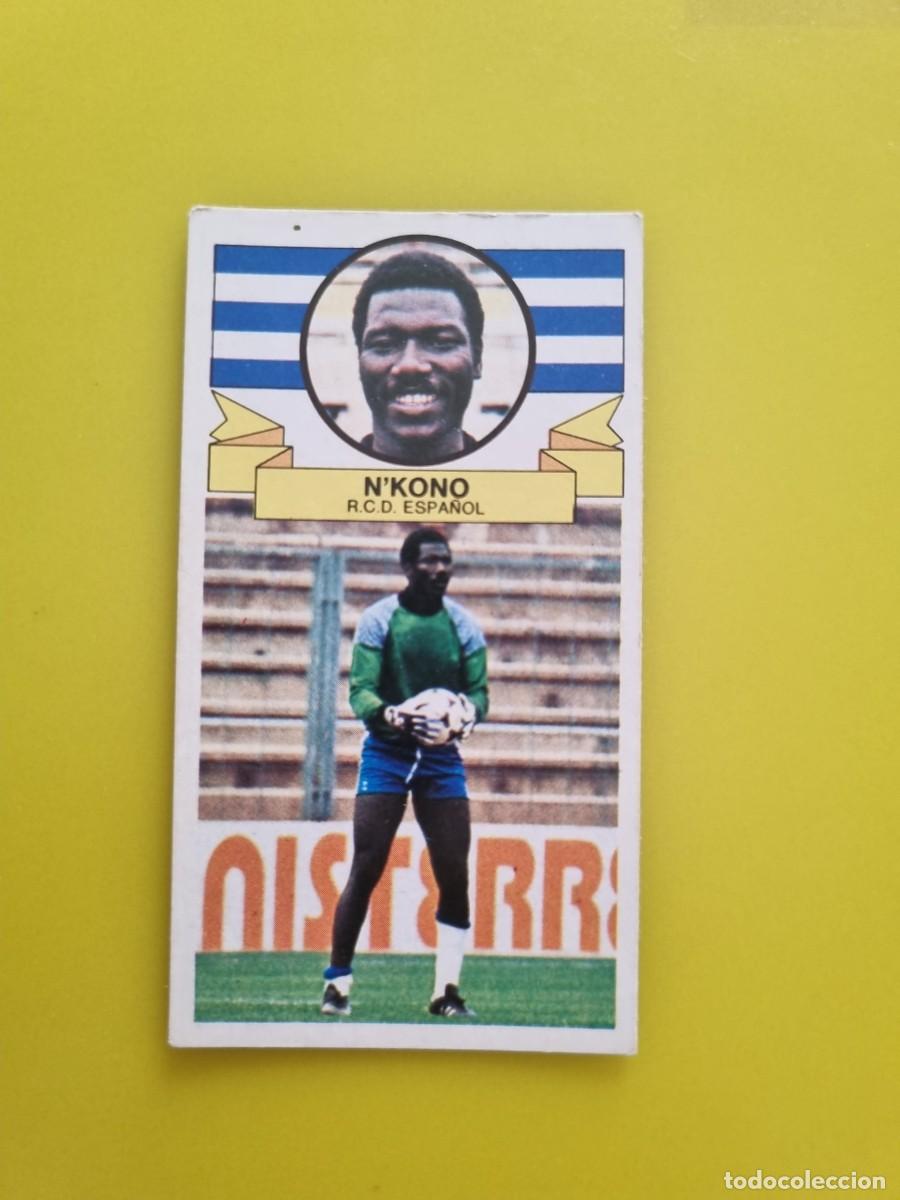 Cromos de f&uacute;tbol: CROMO LIGA ESTE 85 86 1985 1986 NUNCA PEGADO SIN PEGAR N'KONO RCD ESPA&Ntilde;OL AR826