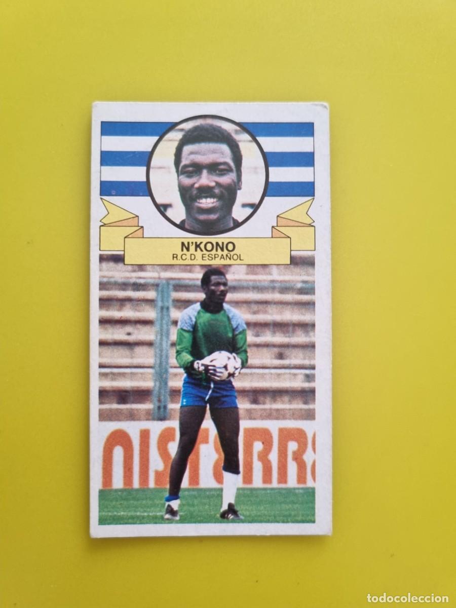 Cromos de f&uacute;tbol: CROMO LIGA ESTE 85 86 1985 1986 NUNCA PEGADO SIN PEGAR N'KONO RCD ESPA&Ntilde;OL AR826