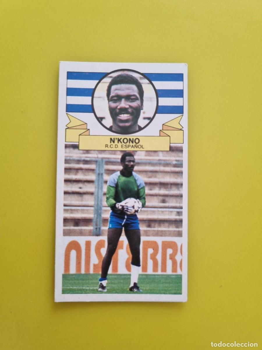 Cromos de f&uacute;tbol: CROMO LIGA ESTE 85 86 1985 1986 NUNCA PEGADO SIN PEGAR N'KONO RCD ESPA&Ntilde;OL AR826