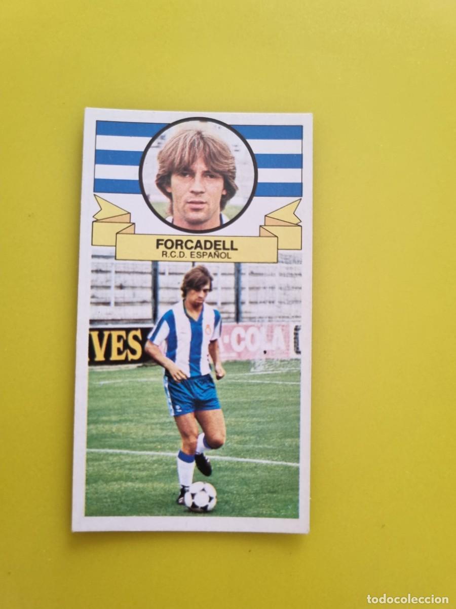 Cromos de f&uacute;tbol: CROMO LIGA ESTE 85 86 1985 1986 NUNCA PEGADO SIN PEGAR FORCADELL RCD ESPA&Ntilde;OL AR826