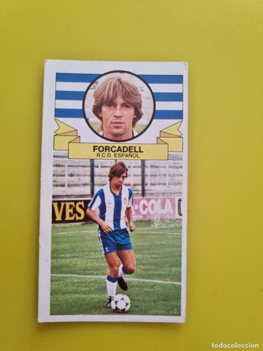Cromos de f&uacute;tbol: CROMO LIGA ESTE 85 86 1985 1986 NUNCA PEGADO SIN PEGAR FORCADELL RCD ESPA&Ntilde;OL AR826