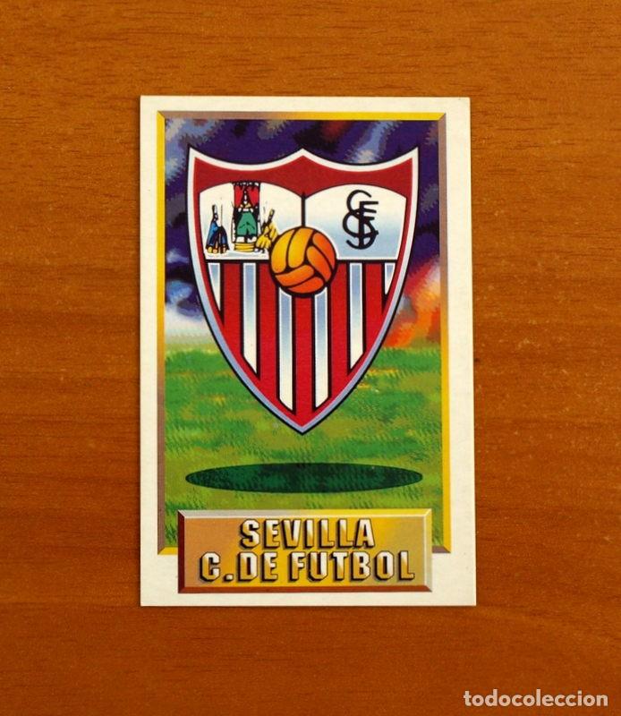 Cromos de f&uacute;tbol: Sevilla - Escudo - Ediciones Este Liga 1993-1994, 93-94 - De cart&oacute;n- Nunca pegado