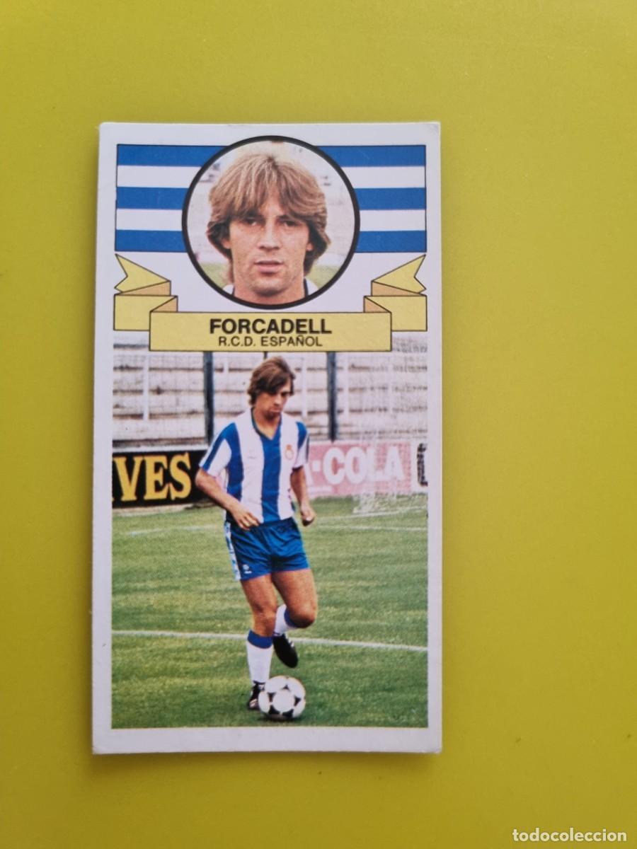 Cromos de f&uacute;tbol: CROMO LIGA ESTE 85 86 1985 1986 NUNCA PEGADO SIN PEGAR FORCADELL RCD ESPA&Ntilde;OL AR826