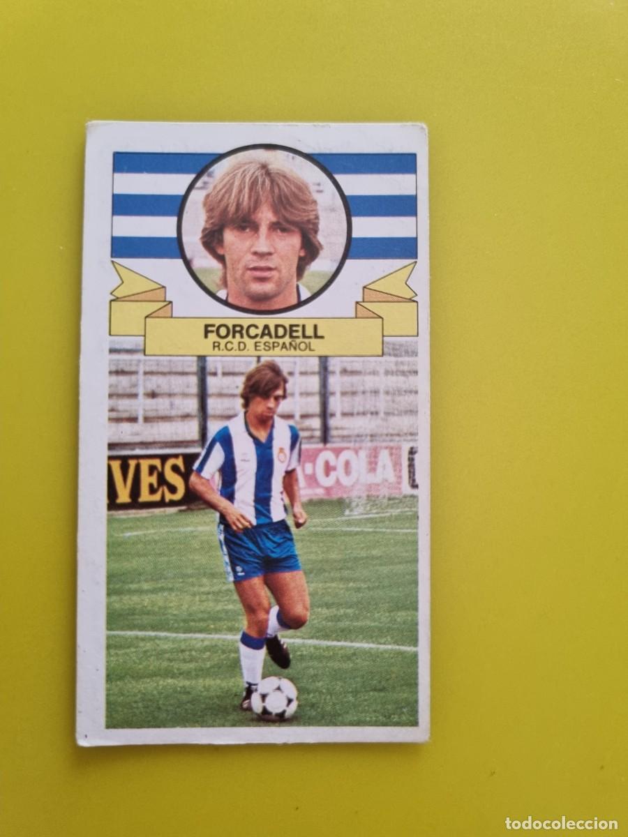 Cromos de f&uacute;tbol: CROMO LIGA ESTE 85 86 1985 1986 NUNCA PEGADO SIN PEGAR FORCADELL RCD ESPA&Ntilde;OL AR826