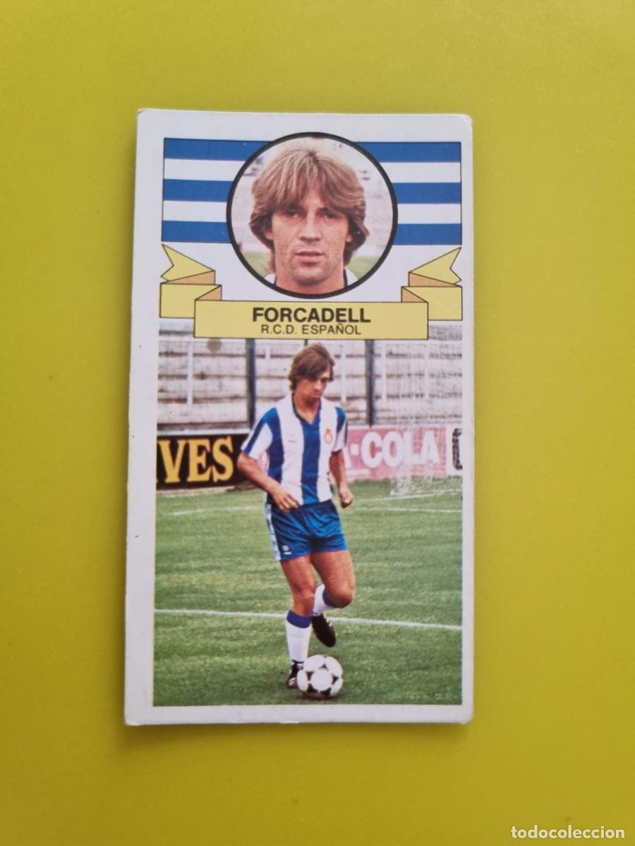 Cromos de f&uacute;tbol: CROMO LIGA ESTE 85 86 1985 1986 NUNCA PEGADO SIN PEGAR FORCADELL RCD ESPA&Ntilde;OL AR826