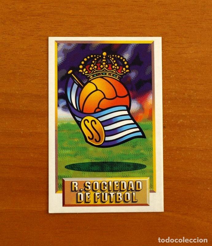 Cromos de f&uacute;tbol: Real Sociedad - Escudo - Ediciones Este Liga 1993-1994, 93-94 - De cart&oacute;n - Nunca pegado