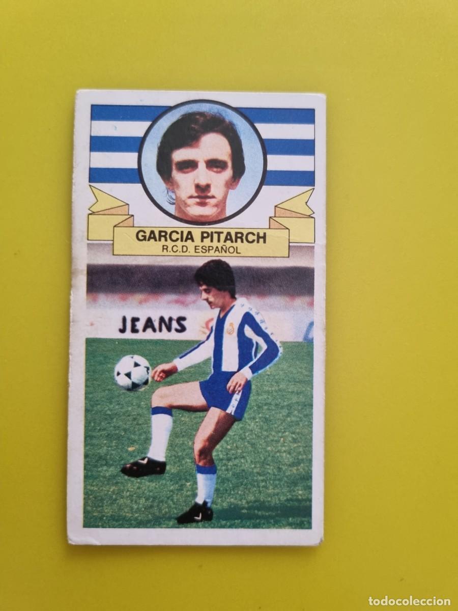 Cromos de f&uacute;tbol: ESTE 85 86 1985 1986 NUNCA PEGADO SIN PEGAR GARCIA PITARCH RCD ESPA&Ntilde;OL N&ordm;8 ULTIMOS FICHAJES AR826