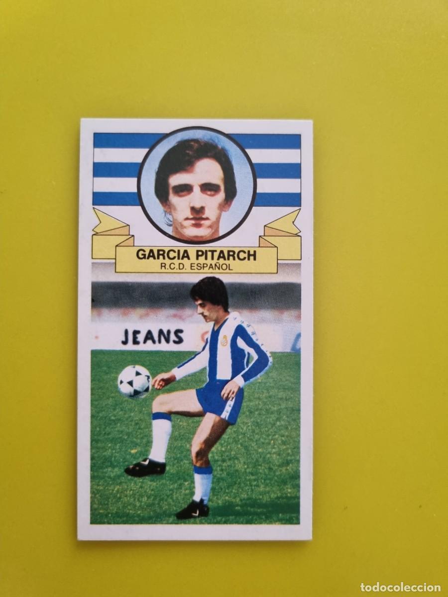 Cromos de f&uacute;tbol: ESTE 85 86 1985 1986 NUNCA PEGADO SIN PEGAR GARCIA PITARCH RCD ESPA&Ntilde;OL N&ordm;8 ULTIMOS FICHAJES AR826