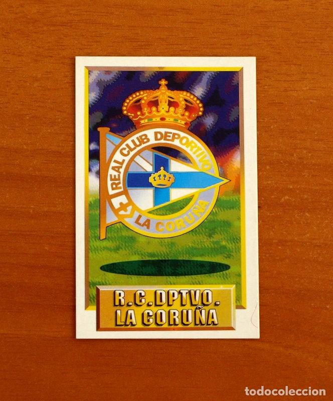 Cromos de f&uacute;tbol: Deportivo La Coru&ntilde;a - Escudo - Ediciones Este Liga 1993-1994, 93-94 - De cart&oacute;n - Nunca pegado