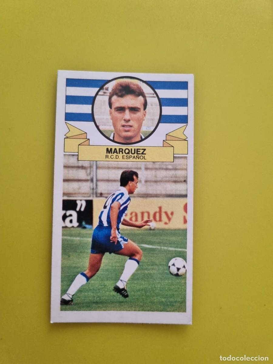 Cromos de f&uacute;tbol: CROMO LIGA ESTE 85 86 1985 1986 NUNCA PEGADO SIN PEGAR MARQUEZ RCD ESPA&Ntilde;OL AR826