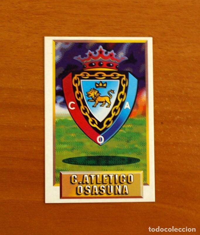 Cromos de f&uacute;tbol: Osasuna - Escudo - Ediciones Este Liga 1993-1994, 93-94 - De cart&oacute;n - Nunca pegado