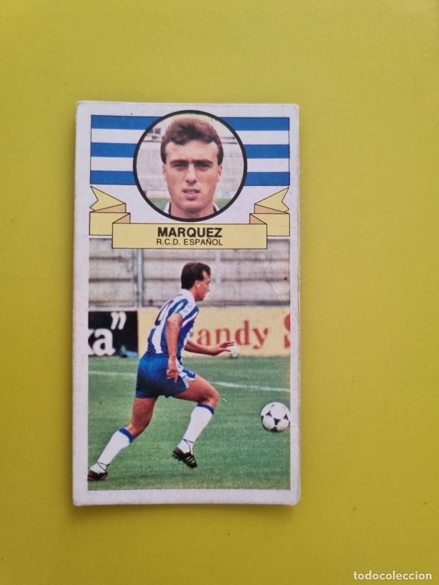 Fu&szlig;ball-Sticker: CROMO LIGA ESTE 85 86 1985 1986 NUNCA PEGADO SIN PEGAR MARQUEZ RCD ESPA&Ntilde;OL AR826