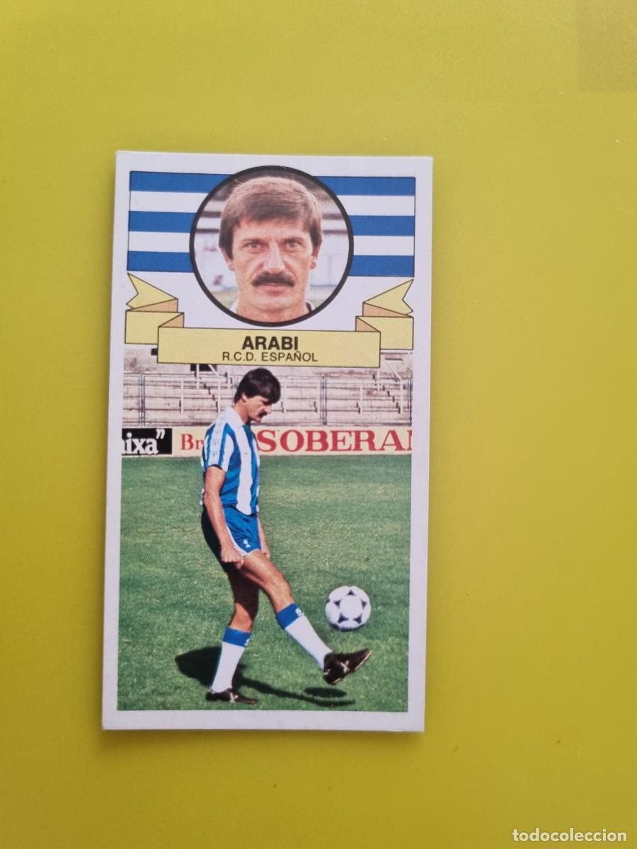 Cromos de f&uacute;tbol: CROMO LIGA ESTE 85 86 1985 1986 NUNCA PEGADO SIN PEGAR ARABI RCD ESPA&Ntilde;OL AR826