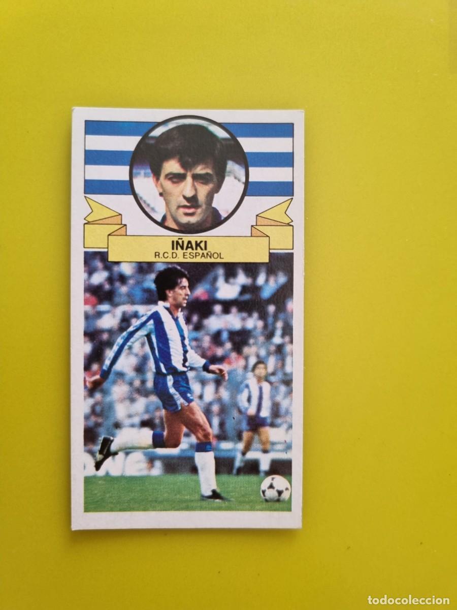Cromos de f&uacute;tbol: CROMO LIGA ESTE 85 86 1985 1986 NUNCA PEGADO SIN PEGAR I&Ntilde;AKI RCD ESPA&Ntilde;OL AR826