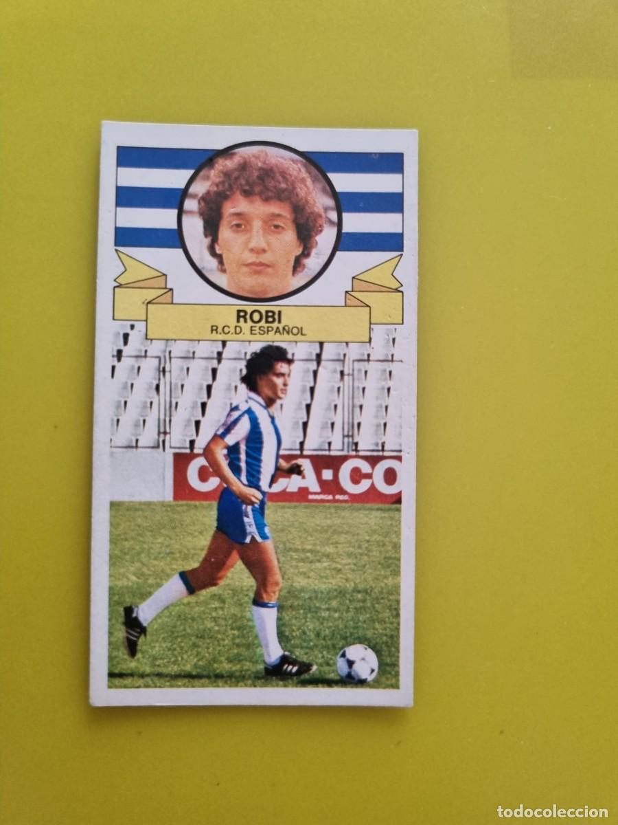 Cromos de f&uacute;tbol: CROMO LIGA ESTE 85 86 1985 1986 NUNCA PEGADO SIN PEGAR ROBI RCD ESPA&Ntilde;OL AR826