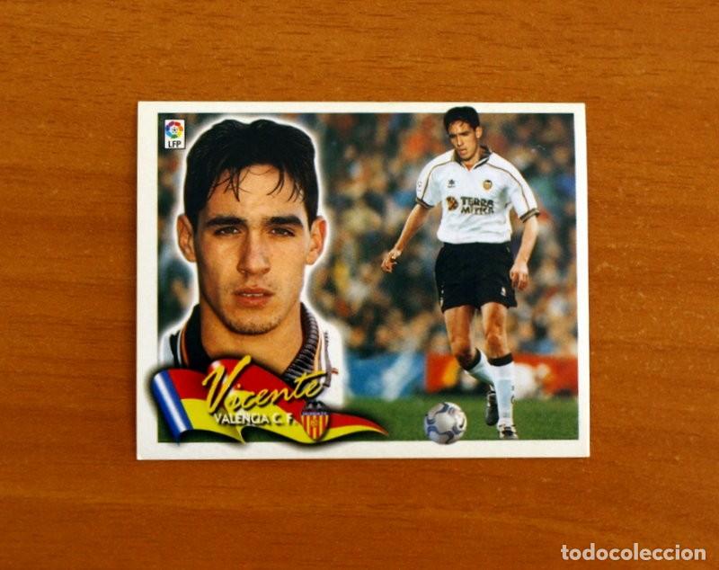 Cromos de f&uacute;tbol: Valencia - Fichaje n&ordm; 3 - Vicente - Ediciones Este Liga 2000-2001, 00-01 - Nunca Pegado