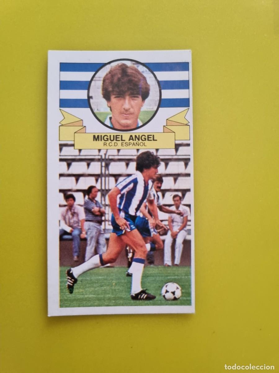 Cromos de f&uacute;tbol: CROMO LIGA ESTE 85 86 1985 1986 NUNCA PEGADO SIN PEGAR MIGUEL ANGEL RCD ESPA&Ntilde;OL AR826