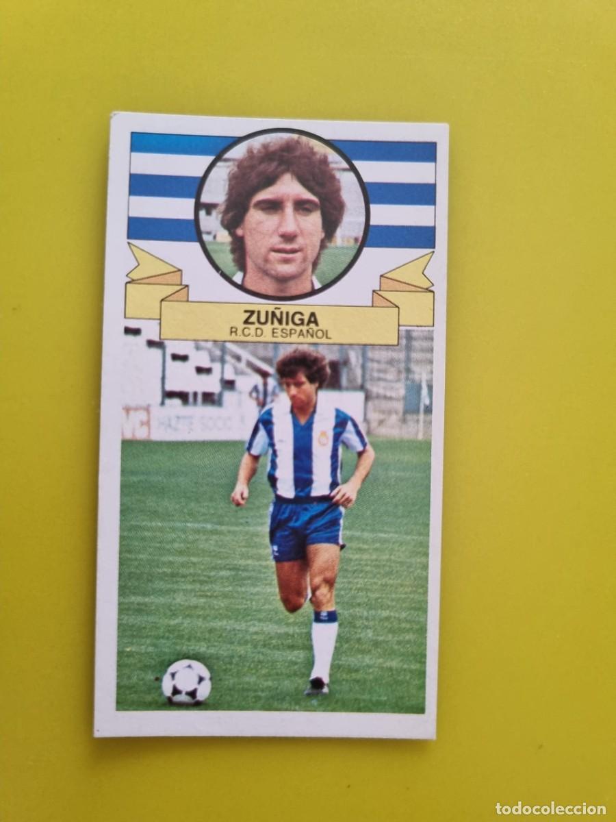 Figurine di Calcio: CROMO LIGA ESTE 85 86 1985 1986 NUNCA PEGADO SIN PEGAR ZU&Ntilde;IGA RCD ESPA&Ntilde;OL AR826