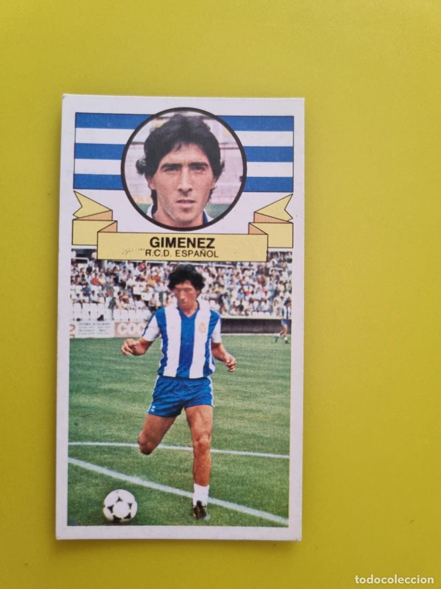 Figurine di Calcio: CROMO LIGA ESTE 85 86 1985 1986 NUNCA PEGADO SIN PEGAR GIMENEZ RCD ESPA&Ntilde;OL AR826