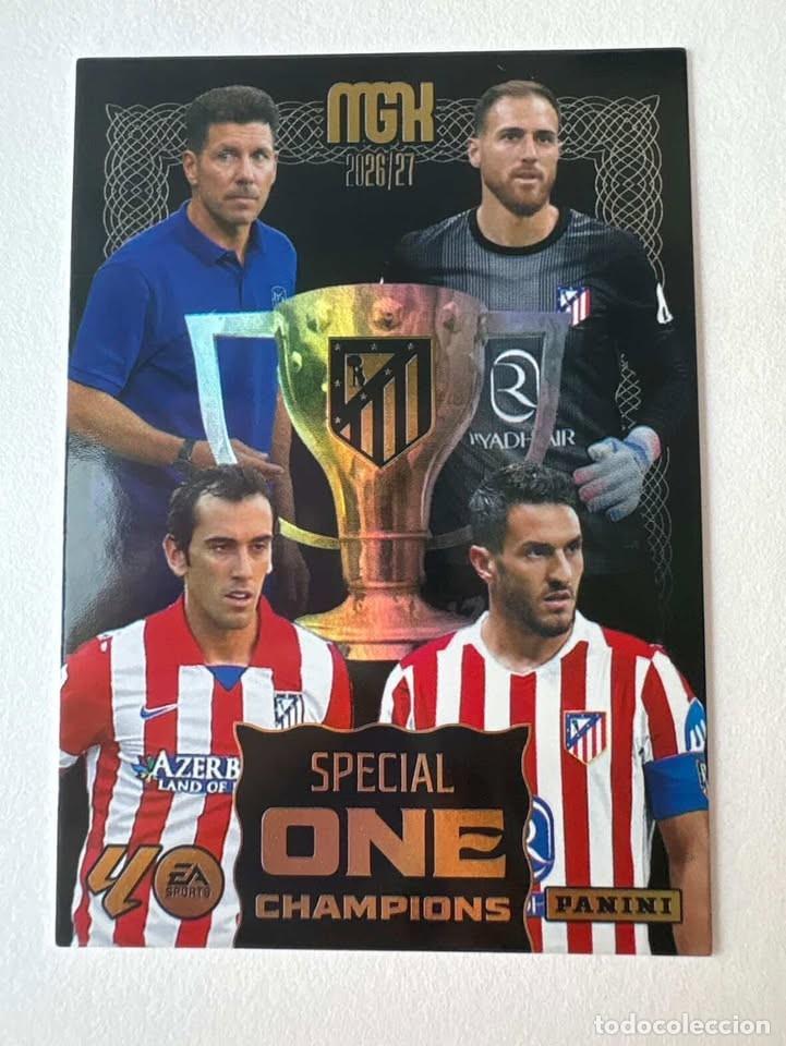 Figurine di Calcio: SPECIAL ONE CHAMPIONS ATL&Eacute;TICO DE MADRID (BOX/LATA) Megacracks 2026-27