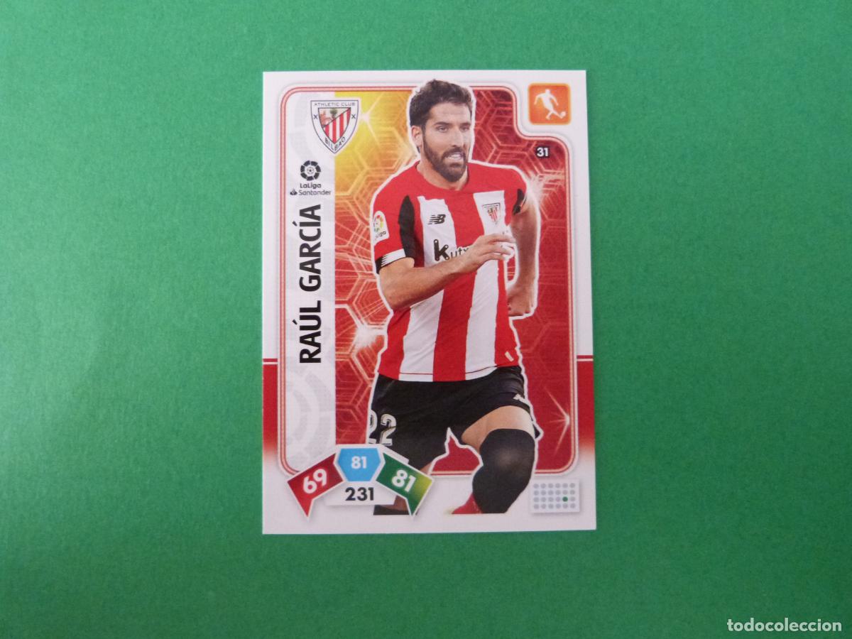 Cromos de f&uacute;tbol: TRADING CARD FUTBOL RA&Uacute;L GARCIA ATH.BILBAO N&ordm; 31 LIGA ADRENALYN XL 2019-2020/19-20 PANINI